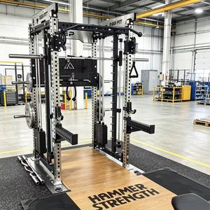 Secure Training Smith Power Cage <b>Cable</b> Crossover Anti‑Slip Base Safety <b>Lock</b> Design Gym Rack - Product Image 4