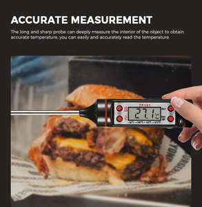 Nhiệt Kế Kỹ Thuật Số Termometro BBQ Đọc Ngay Nhiệt Kế Thịt Kỹ Thuật Số Không Dây - Product Image 3