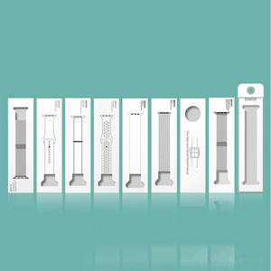 Caja de Empaque de Lujo <span class=keywords><strong>para</strong></span> Correas de Reloj de Acero Inoxidable, Nailon y Silicona, Caja de Cartón <span class=keywords><strong>para</strong></span> Empaque de Correas de Reloj - Product Image 1