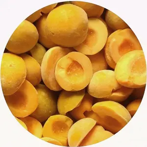 Prezzo di fabbrica mezza frutta pesca gialla congelata