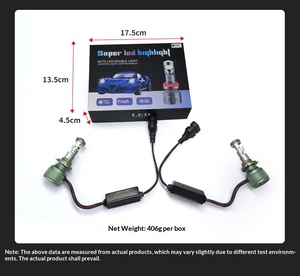 ไฟโปรเจคเตอร์ LED คุณภาพสูง <span class=keywords><strong>T8</strong></span> <span class=keywords><strong>Plus</strong></span> H11 แบบลำแสงคู่สำหรับรถยนต์ 24V 9005 เลนส์เลเซอร์ ไฟหน้า 6500K ชิป LED Hilux VW รุ่นใหม่ - Product Image 4