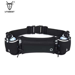 Custom Logo Neopreen Sport Hardloop Waterfles Houder Waterdicht Grappig Zakje Outdoor Wandelen Heuptas Twee 170Ml Flessen Riem - Product Image 4