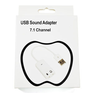 <span class=keywords><strong>Tarjeta</strong></span> <span class=keywords><strong>de</strong></span> <span class=keywords><strong>Sonido</strong></span> USB Económica OEM 2.0 Virtual 7.1 Canales, Blanca, <span class=keywords><strong>Externa</strong></span>, con Conector <span class=keywords><strong>de</strong></span> 3.5 mm, USB a Jack - Product Image 3