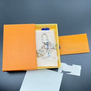 Thời trang xu hướng thương hiệu kim loại Keychain Chất lượng cao sang trọng thương hiệu hợp kim kẽm vòng chìa khóa cho túi xách - Product Image 4