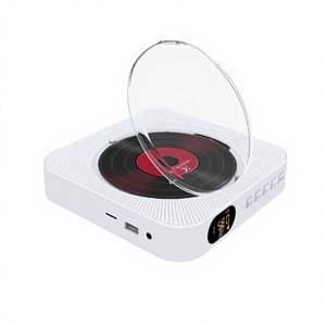 <span class=keywords><strong>Lecteur</strong></span> <span class=keywords><strong>CD</strong></span> mural blanc avec télécommande, sortie 10W, éducation précoce en anglais <span class=keywords><strong>pour</strong></span> la maison, radio et haut-parleur avec écran - Product Image 1