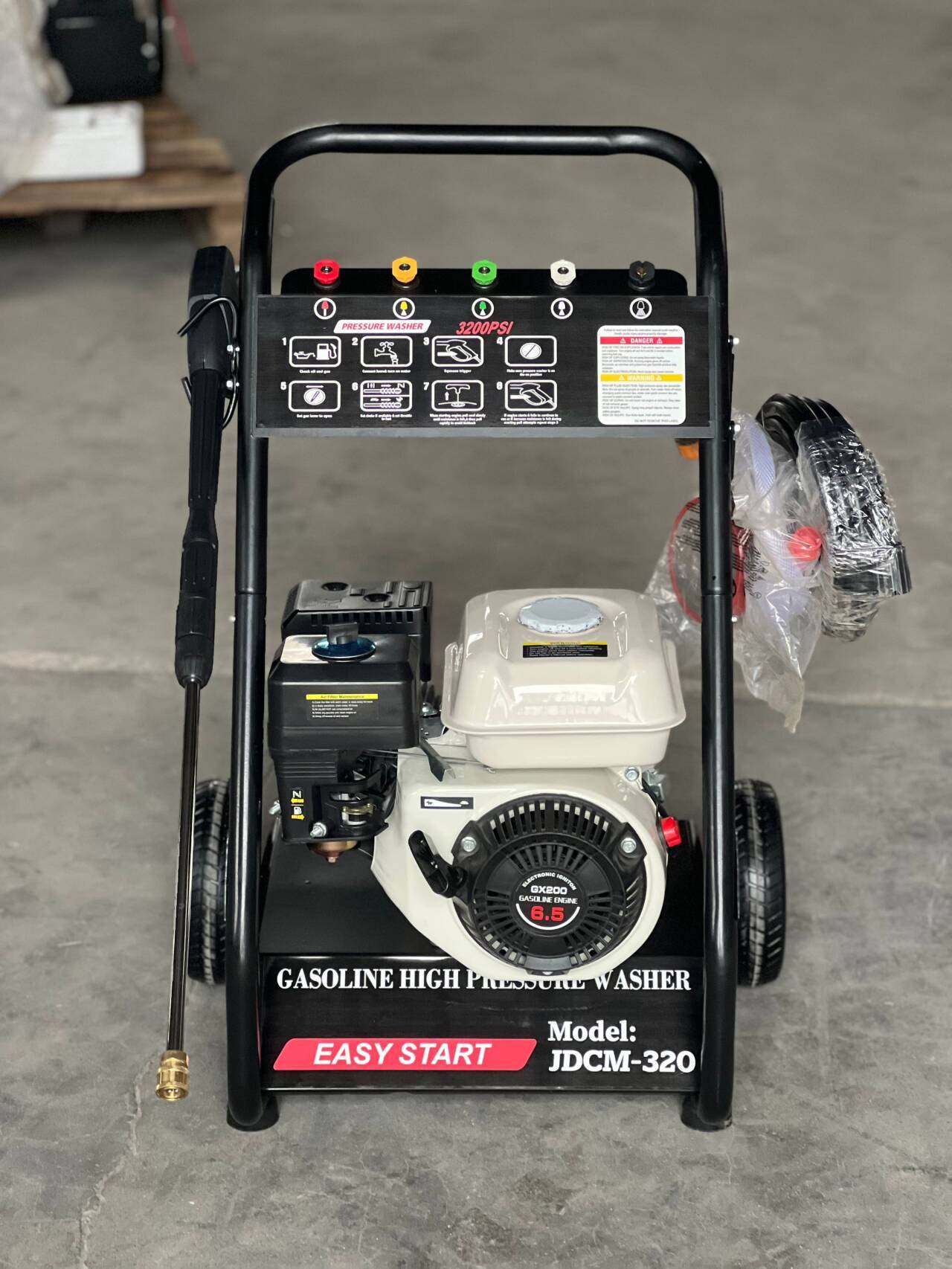2200psi 150bar 6.5HP Gasoline High Pressure Washer Car Pressure