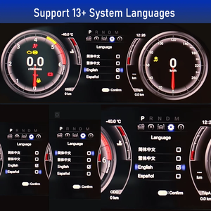 Écran numérique LCD 12,3 pouces pour tableau de bord Toyota Innova 2016-2022 – Amélioration du cockpit virtuel et du compteur de vitesse - Product Image 3
