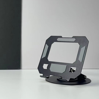 Support de tablette pliable réglable en métal pour iPad, support de tablette de bureau en aluminium