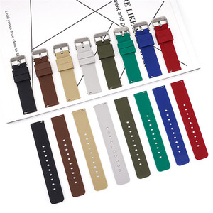 Correa de silicona de liberación rápida para reloj Galaxy Active <span class=keywords><strong>2</strong></span>, 14mm, 16mm, 18mm, 20mm, 22mm, 24mm, <span class=keywords><strong>42mm</strong></span>, 46mm, <span class=keywords><strong>GT</strong></span>/<span class=keywords><strong>2</strong></span>/2e/Pro - Product Image 2