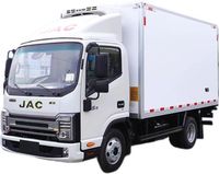 Camión Refrigerado Pequeño JAC, Camioneta Aislada para Transporte de Alimentos Frescos, Medicamentos y Logística de Cadena de Frío