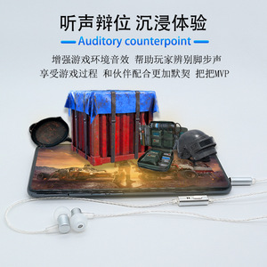 In-Ear Headphones With <b>Microphone</b> Silver Plated <b>Cable</b> 3.5mm Hi-Fi Sound Mobile Phone Earphones - Product Image 3