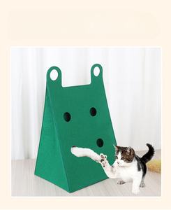 Cama plegable de fieltro para gatos Casa de gatos de mano Túnel plegable para gatos Cama cerrada - Product Image 4