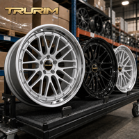 Jantes forgées Trurim 20 22 pouces à rayons torsadés, alliage d'aluminium forgé gris canon personnalisé pour BMW Série 5
