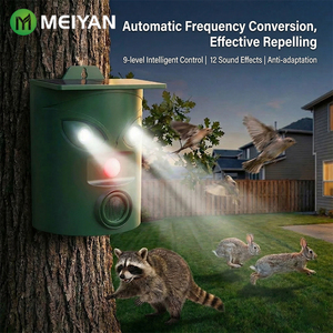 Répulsif Solaire Ultrasonique Avancé à Double Charge pour Animaux avec Lumière Clignotante pour <span class=keywords><strong>Jardin</strong></span> Extérieur OEM - Product Image 5