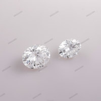 Vente en gros de pierres de moissanite synthétique de qualité VVS1, couleur D, taille ovale brillante, en vrac, stock disponible