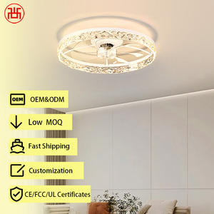 Ventilador de Techo de Metal para Exteriores, Moderno, Minimalista, de Alta Calidad, Reversible, Montaje Empotrado, Control Remoto, Motor BLDC, Ahorro de Energía - Product Image 1