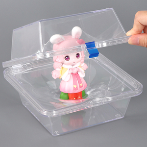 กล่องโชว์พลาสติกใส SUNSHING แบบ 3 มิติ ลอยได้ ใช้ซ้ำได้ พร้อมแผ่นกันกระแทก สำหรับเก็บเครื่องประดับ นาฬิกา และของสะสม - Product Image 3