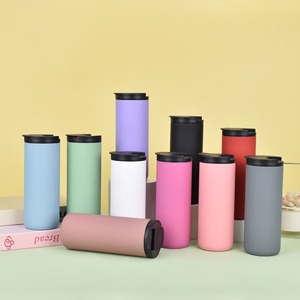 450ml Double Wall Stainless Steel Vacuum 12-24 Hours Thermal Insulation Classic Customized Color <b>Coffee</b> Travel Mug Tumbler Lid - Product Image 3