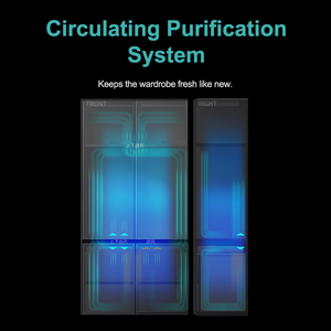 Machine intelligente TOHUGS pour l'entretien des vêtements, conçue pour les personnes âgées, avec stérilisation, élimination des acariens, utilisation facile et sûre - Product Image 4
