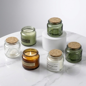 Bouteille <span class=keywords><strong>en</strong></span> <span class=keywords><strong>verre</strong></span> de 100 ml avec bouchon <span class=keywords><strong>en</strong></span> liège pour bougies de soja, <span class=keywords><strong>mini</strong></span>-récipients <span class=keywords><strong>en</strong></span> gros avec couvercle <span class=keywords><strong>en</strong></span> liège - Product Image 6