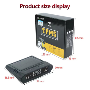 Alarma de seguridad para coche inteligente Solar TPMS pantalla LCD <span class=keywords><strong>Digital</strong></span> <span class=keywords><strong>6</strong></span> sensores 8 Bar furgonetas de plástico RV sistema de control de presión de neumáticos - Product Image 6