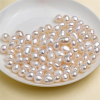Grandes perles d'eau douce naturelles, perles baroques de 7 à 11mm, vente en gros, qualité supérieure