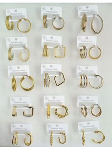 Agente de compra En Trung Quốc caliente modelos explosivos thị trưởng CCB dưa Pendientes đơn giản Moda Pendientes de Oro - Product Image 6