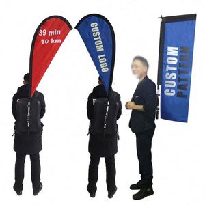 Promotional Feather Flags Banners Pole Outdoor Promotional Advertising Backpack Flag and Banner - Product Image 1