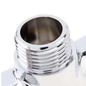 Adaptateur de vanne inverseur en laiton 3 voies G1/2 pouce pour pomme de douche, vanne de distribution d'eau 3 voies, pièces de salle de bain domestiques - Product Image 6