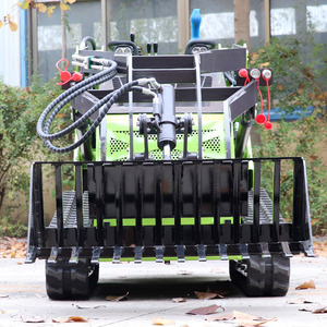 รถตักขนาดเล็กแบบมีรางยาง CE EPA ประสิทธิภาพสูง เครื่องยนต์ฮอนด้า ปั๊มไฮดรอลิก ระบบเกียร์อเนกประสงค์ ความจุ 0.2 ลูกบาศก์เมตร - Product Image 4