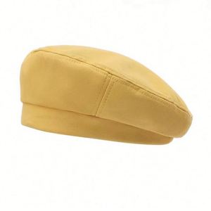 Custom Embroidery Logo Women Casual Beach Warm Plain Vintage Retro <b>Beret</b> Caps Polyester Cotton Adult Octagonal Promotion Gift - Product Image 4
