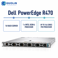 Serveur informatique fiable pour les applications Internet et le stockage de données d'entreprise, serveur Dell PowerEdge R470 1U en rack, neuf
