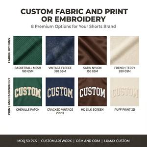 <span class=keywords><strong>Pantalones</strong></span> Cortos Deportivos de Algodón para Hombre, Estilo Verano, con Pedrería, Lavado Ácido, Cintura Elástica, Ecológicos - Product Image 5