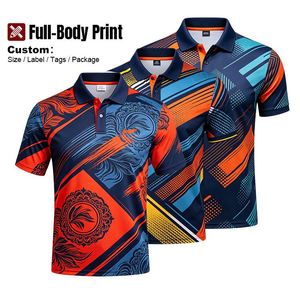 Wholesale DTG <b>Polo</b> Shirt Polyester Promotional <b>Polo</b> Shirt Custom Logo Quick Dry Polyester Sublation Uniform Event Workwear - Product Image 1