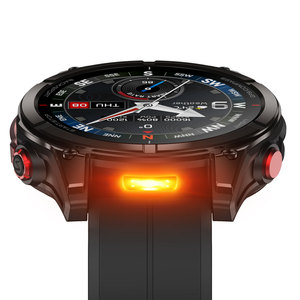 Zeblaze per Stratos 4 <span class=keywords><strong>Pro</strong></span> GPS <span class=keywords><strong>Smartwatch</strong></span> IP69K Impermeabile AMOLED Lunga Durata Batteria Sport Outdoor Cassa in Acciaio Ricarica Magnetica - Product Image 3