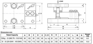 Module de pesage Veidt pour Bongshin coréen BMK11-5t - Product Image 3