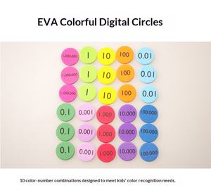 Jouets éducatifs pour enfants en mousse EVA de couleur en gros, aides pédagogiques, jeux éducatifs précoces, nombres, jeu cognitif - Product Image 6