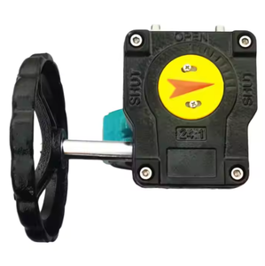 Vanne papillon DN200 DN250 DN300 8 10 12 pouces à siège PTFE <span class=keywords><strong>et</strong></span> <span class=keywords><strong>disque</strong></span> en acier inoxydable 316, raccordement Wafer PN16, pour eau de condensation, avec commande à vis sans fin - Product Image 6
