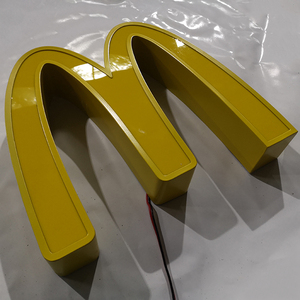 Led al aire libre Frontlit alfabeto inglés tienda logotipos cartelera Metal fabricado letra de canal de tienda - Product Image 2