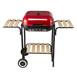 OEM venta al por mayor carro hogar al aire libre jardín fiesta carbón <span class=keywords><strong>barbacoa</strong></span> parrillas Hamburgo estilo cuadrado parrillas de <span class=keywords><strong>barbacoa</strong></span> fácil de mover - Product Image 2