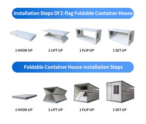 Case Modulari Prefabbricate Pieghevoli, <span class=keywords><strong>Moduli</strong></span> Abitativi Impilabili - Product Image 4