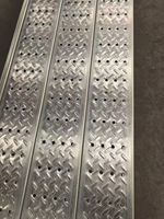 Plancher grillagé en treillis métallique galvanisé anti-corrosion pour entrepôt, à emboîtement rapide