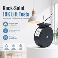 Enrouleur de câble rétractable pour lustre, capacité de charge 0,2 kg, enrouleur de rallonge à rétraction automatique