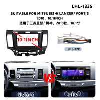 Cadre d'écran de voiture le plus vendu pour MITSUBISHI LANCER/ FORTIS 2010, kit de panneau stéréo de voiture, cadre GPS de voiture, cadre d'autoradio Android