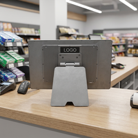 Terminal de point de vente tout-en-un avec deux écrans de 18,5'' et 11,6'', processeur Intel J6412/J4125 Core I3/i5, 4 Go/8 Go de RAM, 128 Go/256 Go de stockage