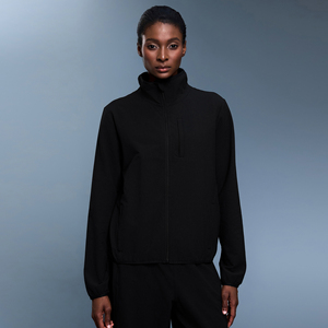 Femmes deux pièces survêtement Gym Fitness entraînement <span class=keywords><strong>Jogging</strong></span> costume léger imperméable extérieur mince polaire veste et pantalon - Product Image 2