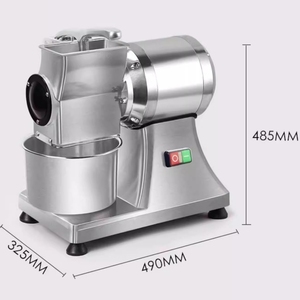 Râpe à <span class=keywords><strong>fromage</strong></span> électrique 40 kg/h pour pizza, déchiqueteuse commerciale avec bouclier de sécurité et broyeur à godets - Product Image 4