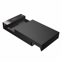 Custodia per disco rigido con alimentatore 12V/2A 16TB HDD custodia da 3.5 pollici USB 3.0 SATA III custodia per Hard Disk