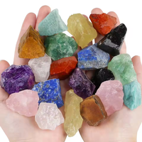 100g/sac Vente en gros Cristaux et minéraux de Feng Shui Pierres brutes de guérison Améthyste naturelle Quartz rose Pierres brutes