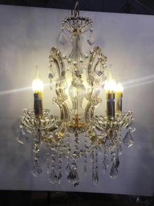 Personalizado de alta calidad gran villa hotel Aplicación de oro de cristal de la lámpara de María Teresa lámparas K9 lámpara de cristal - Product Image 3